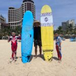 Surf lesson at my khe