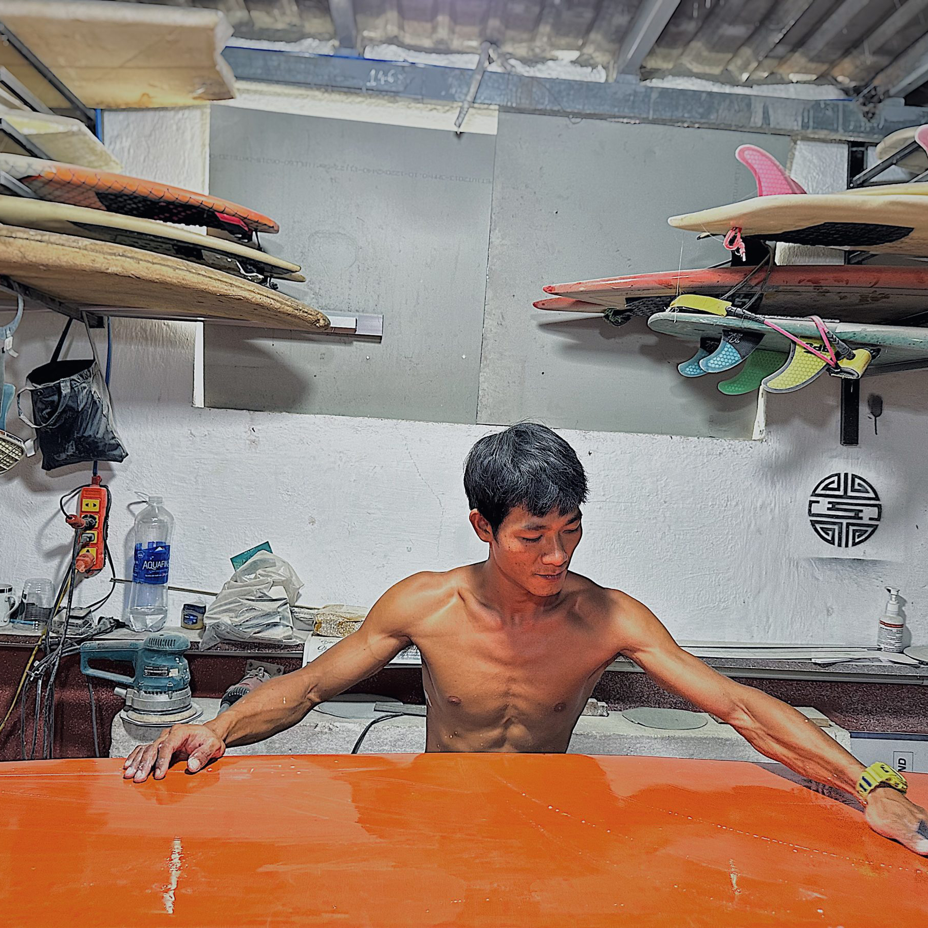 Surfboard repair danang vietnam